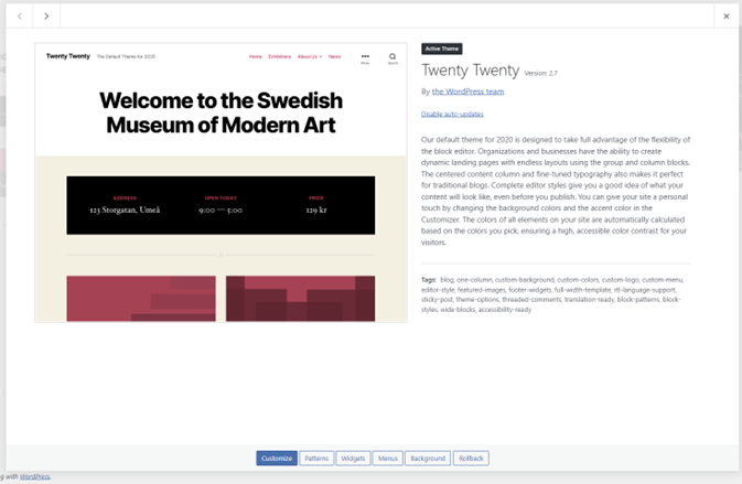 WordPress Themes